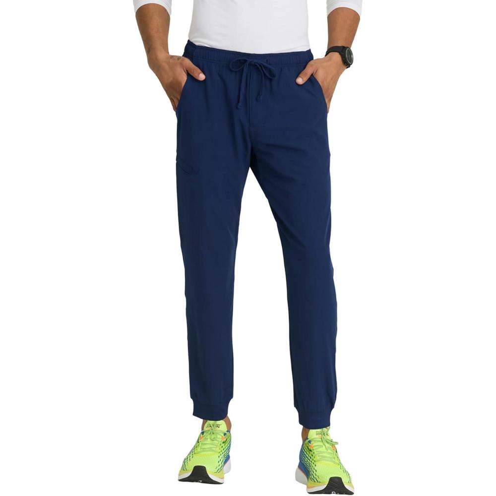 imageBARCO Skechers Vitality Crew Scrub Jogger for Men  Medical Cargo Pant 4Way Stretch Sustainable Fabric Mens Scrub PantNavy