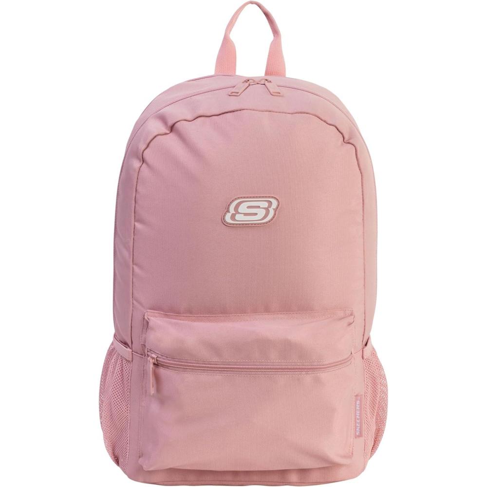 imageSkechers 365 Essential Travel Backpack for Women ampamp Men College Backpack Laptop Bag Multipurpose Back Pack ampamp Book Bag Black ampamp WhiteLotus  White