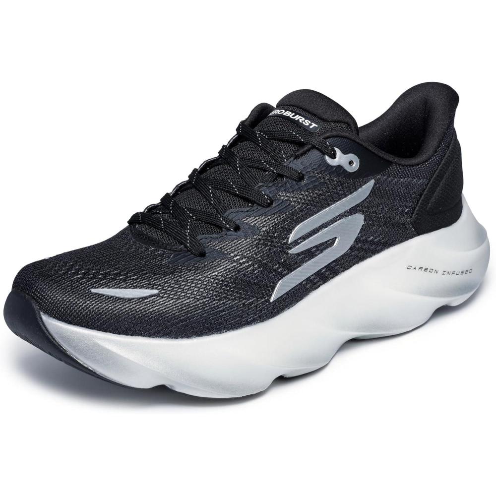 imageSkechers Mens Aero Burst SneakerBlackWhite