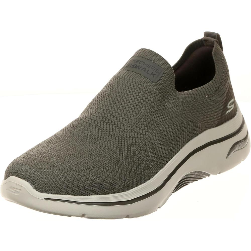 imageSkechers Mens Go Walk Arch Fit  Togpath SneakerTaupe Knitted
