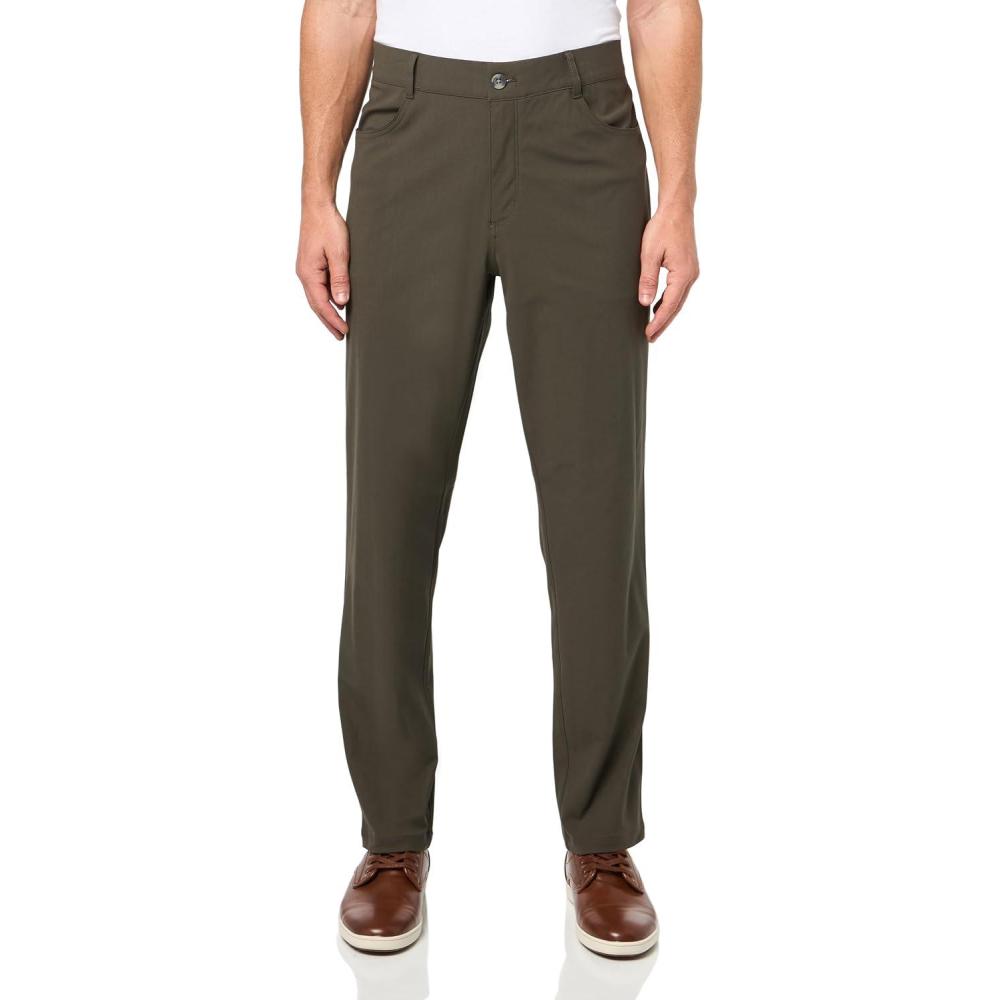 imageSkechers Mens Go Walk Premium 5 Pocket PantOlive Night
