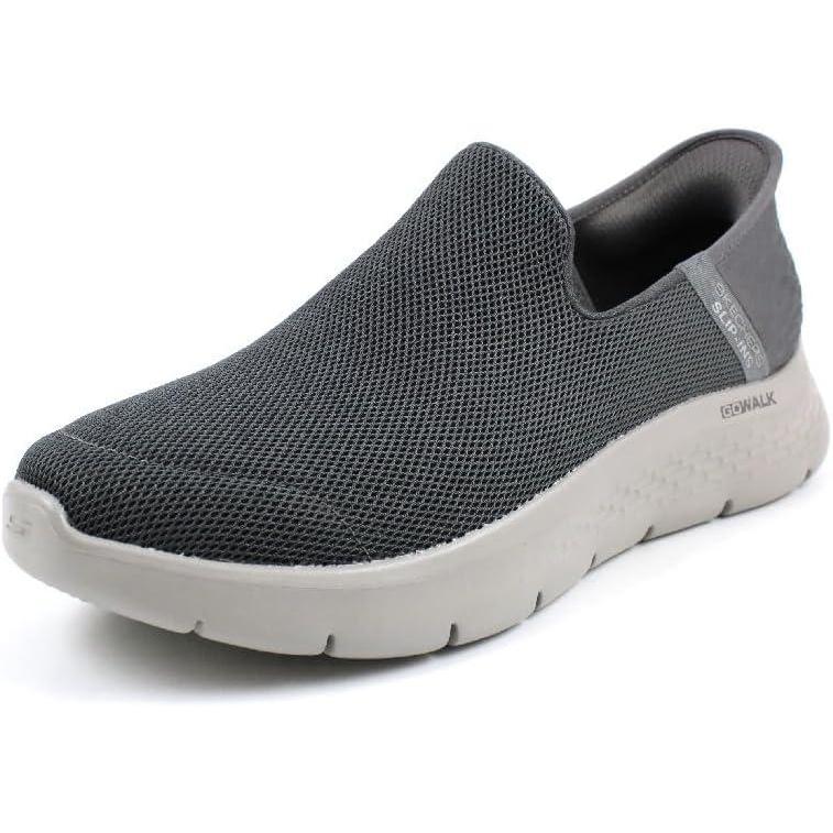 imageSkechers Mens Gowalk Flex Hands Free Slipins Athletic Slipon Casual Walking Shoes SneakerDark Gray