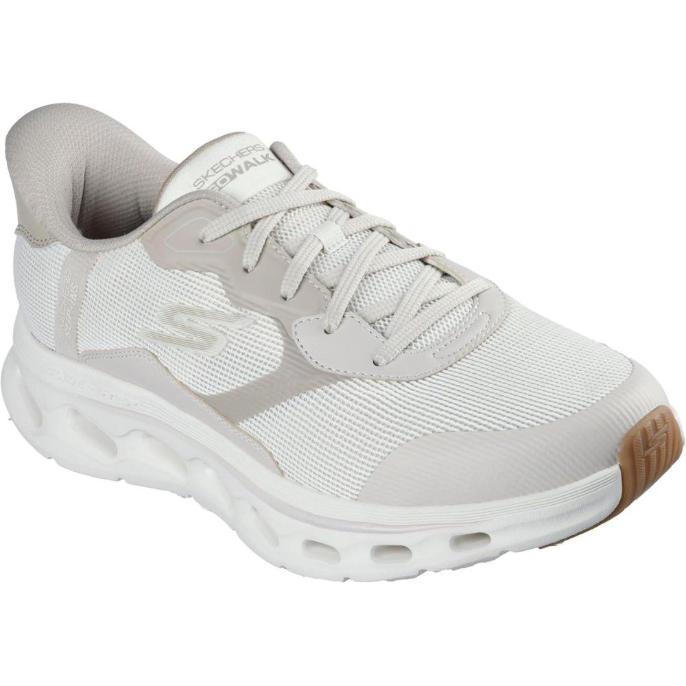 imageSkechers Mens Hands Free Slipins Go Walk GlideStep 20Zac SneakerOffwhite