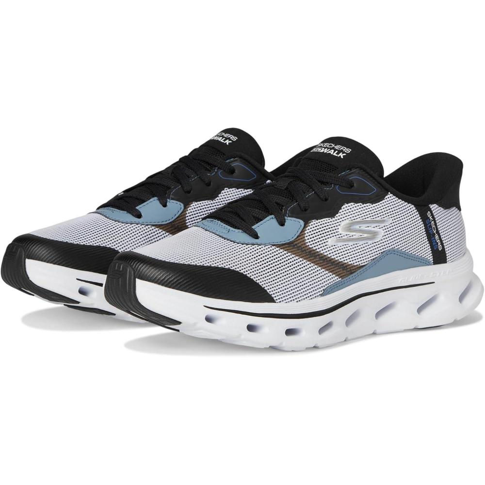 imageSkechers Mens Hands Free Slipins Go Walk GlideStep 20Zac SneakerWhiteBlack