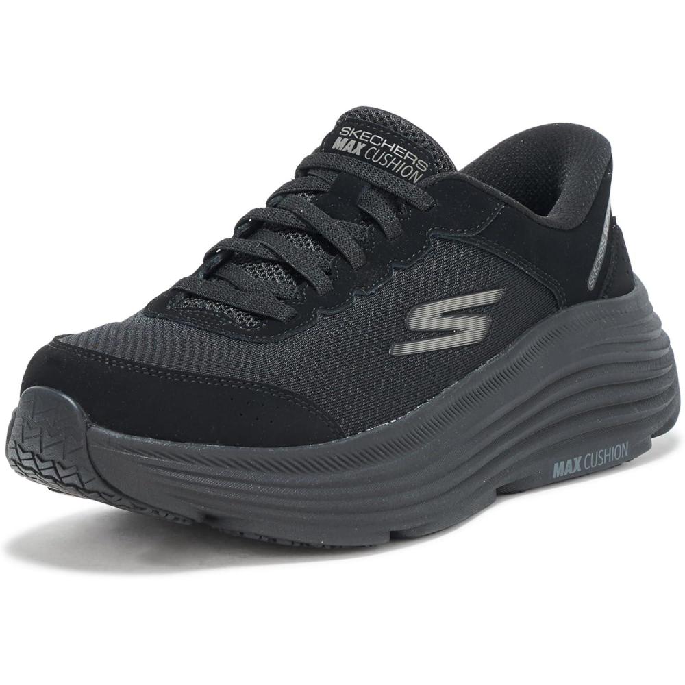 imageSkechers Mens Hands Free Slipins Max Cushioning EndeavourCardova SneakerBlackBlack