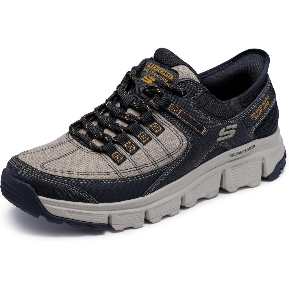imageSkechers Mens Summits AT Hands Free Slipin SneakerTaupeBlack