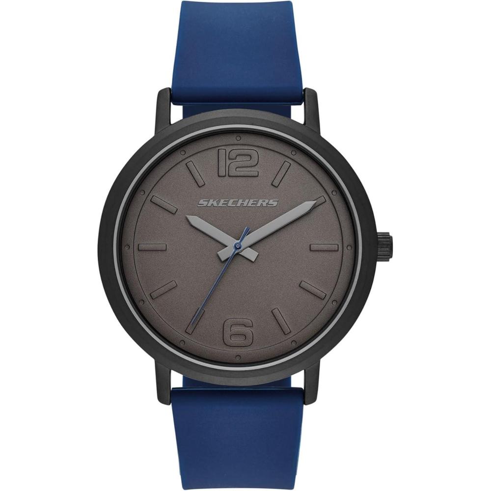 imageSkechers ThreeHand Analog Casual Watch for MenArdmore Gunmetal  Blue