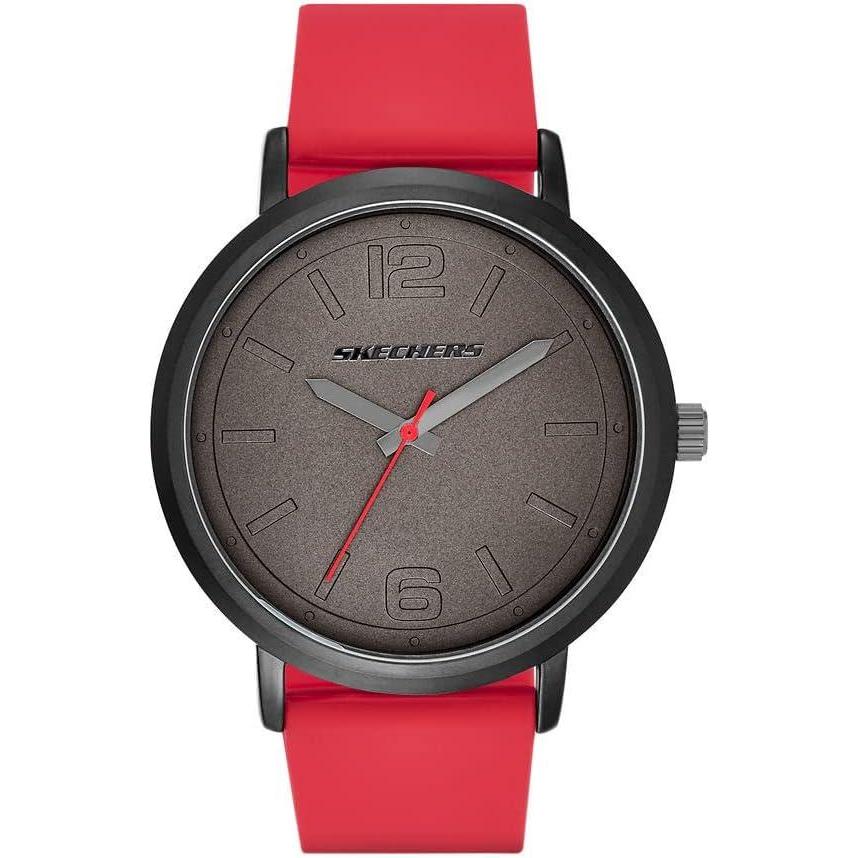 imageSkechers ThreeHand Analog Casual Watch for MenRedBlack