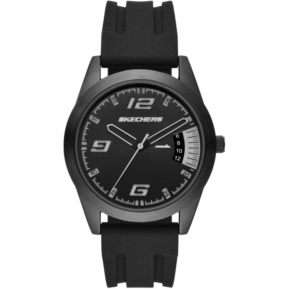 imageSkechers ThreeHand Analog Casual Watch for MenReseda Black