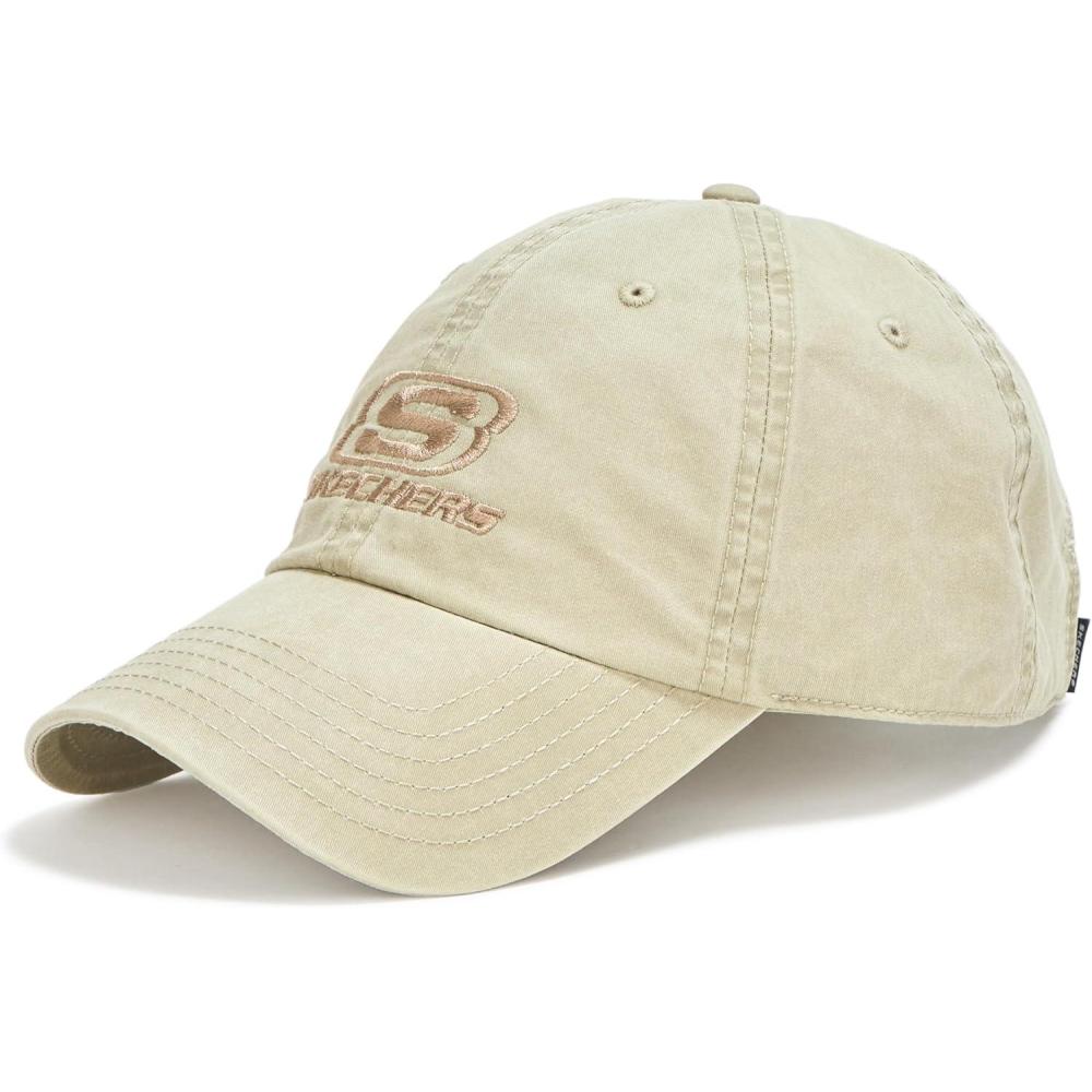 imageSkechers Washed Triple S HatNatural
