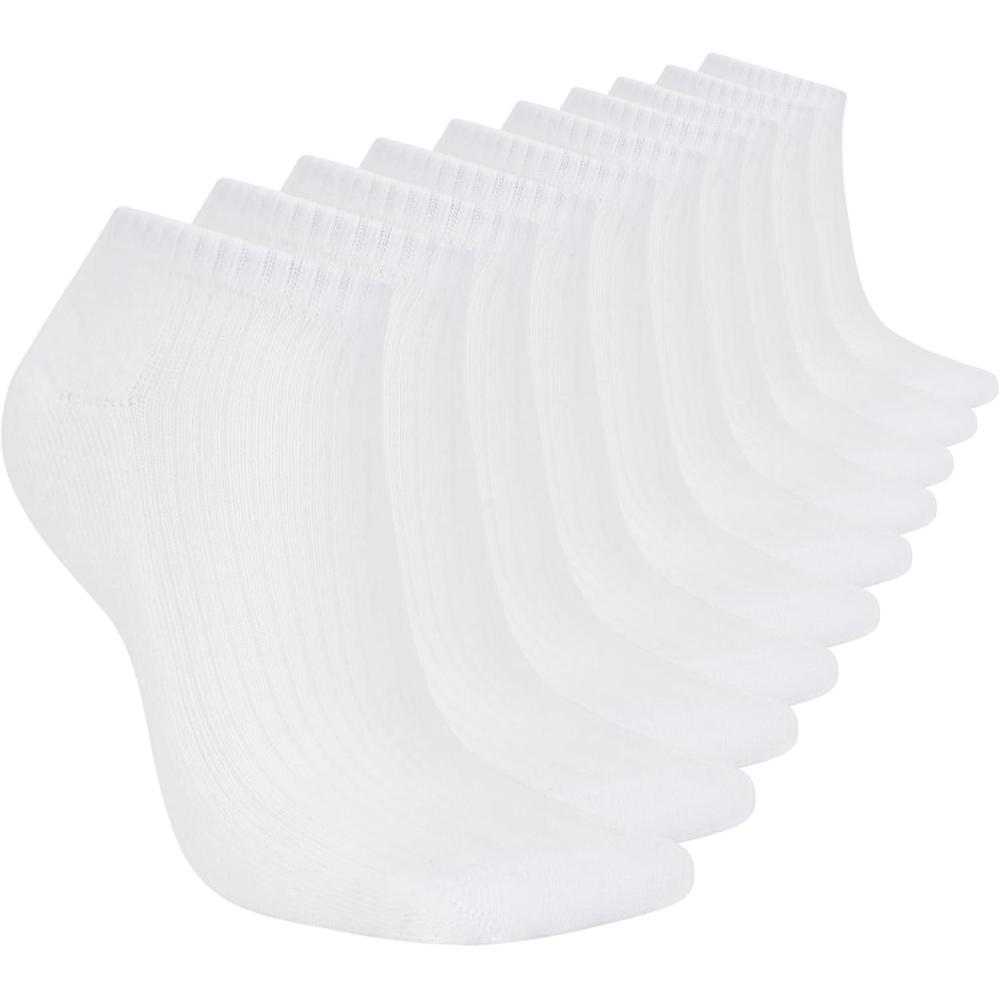 imageSkechers Womens 10 Pack Cushioned Low Cut SocksWhite