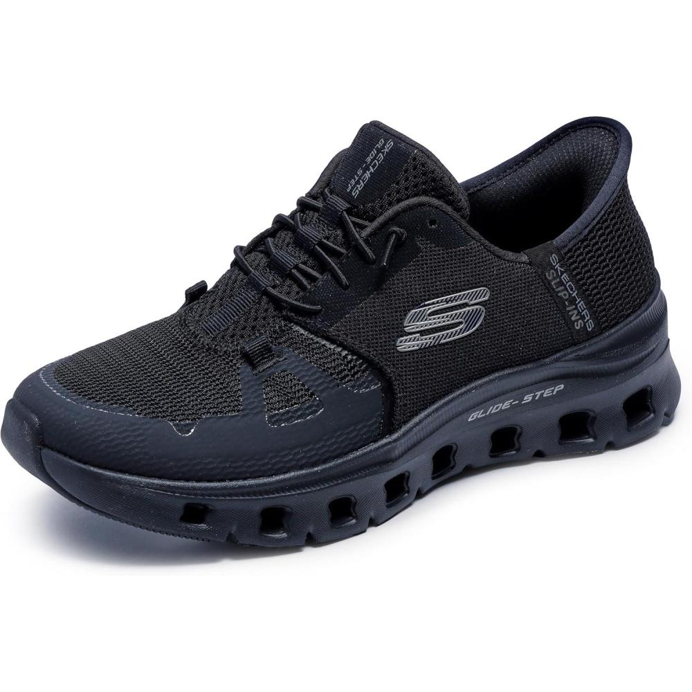 imageSkechers Womens Glide Step Pro Hands Free Slip Ins SneakerBbkblackBlack