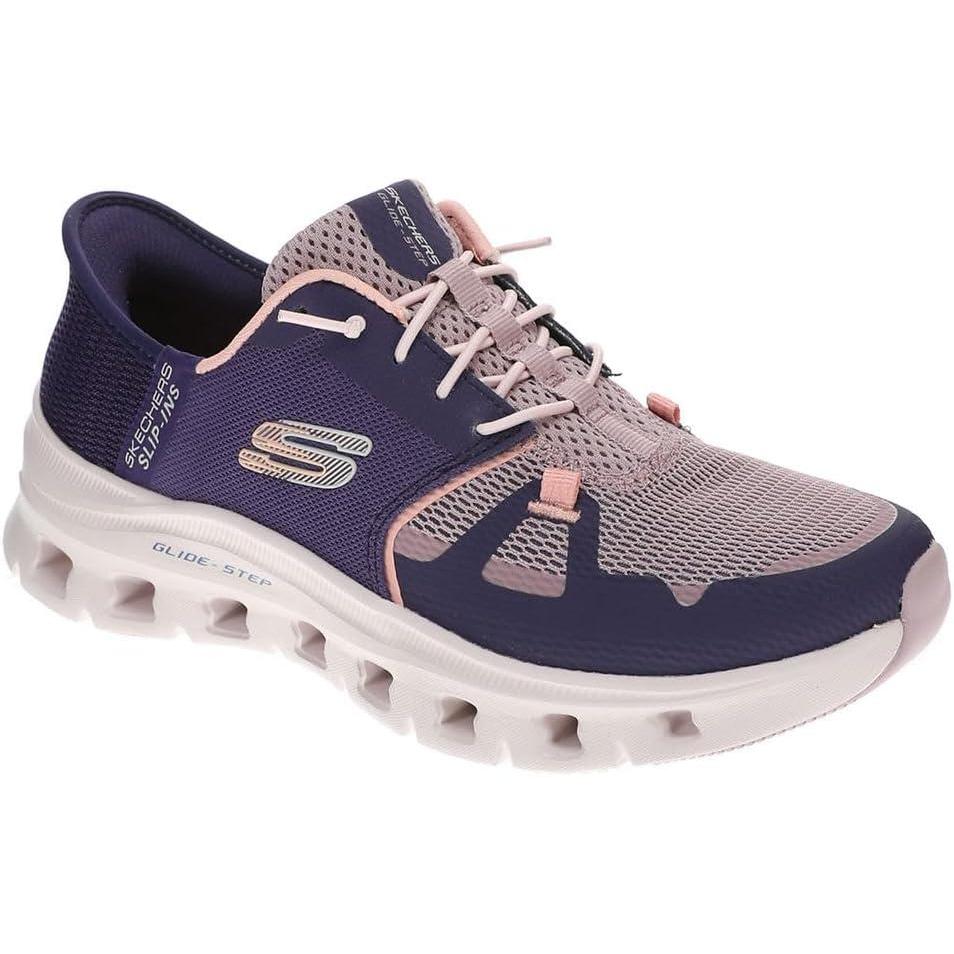 imageSkechers Womens Glide Step Pro Hands Free Slip Ins SneakerPurplecoral