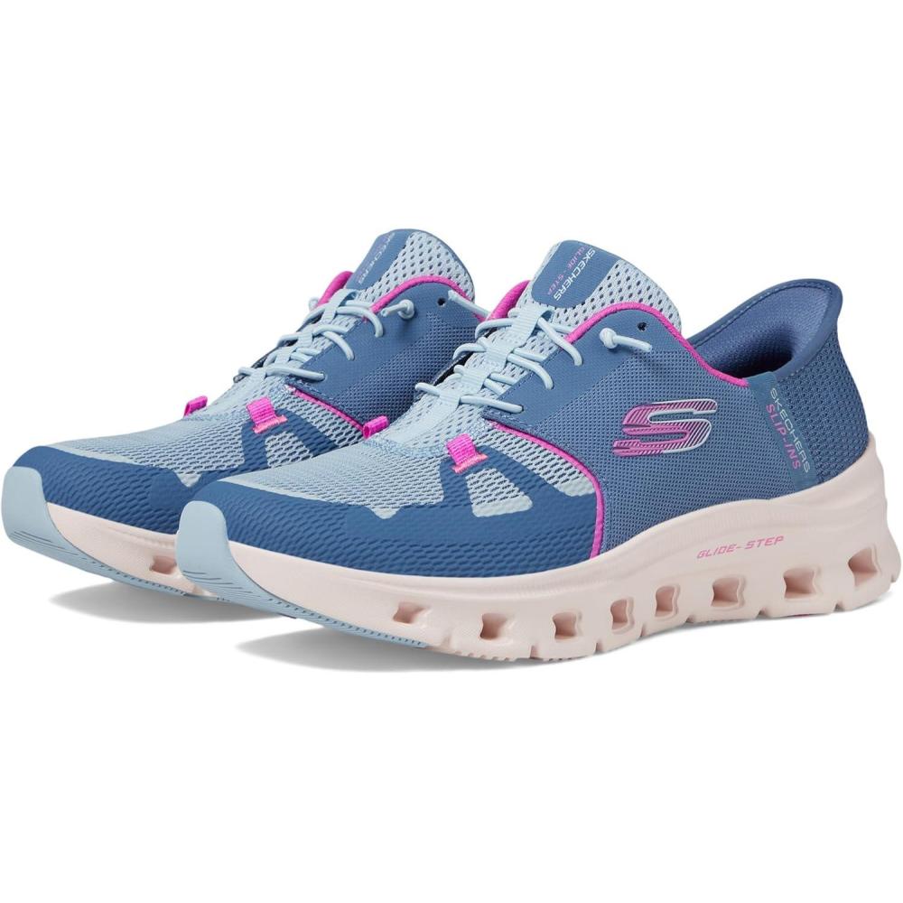 imageSkechers Womens Glide Step Pro Hands Free Slip Ins SneakerSltpslatePink