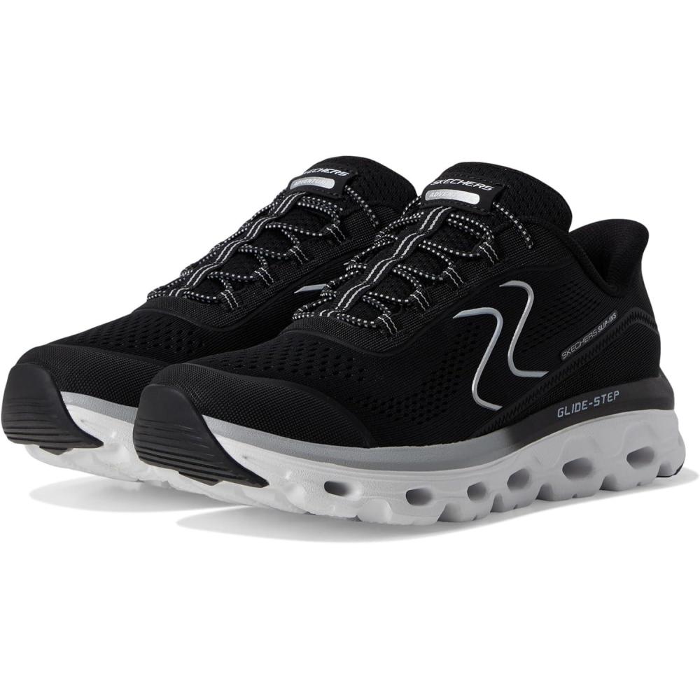 imageSkechers Womens Glide Step Sole Hands Free Slipins SneakerBkwblackWhite