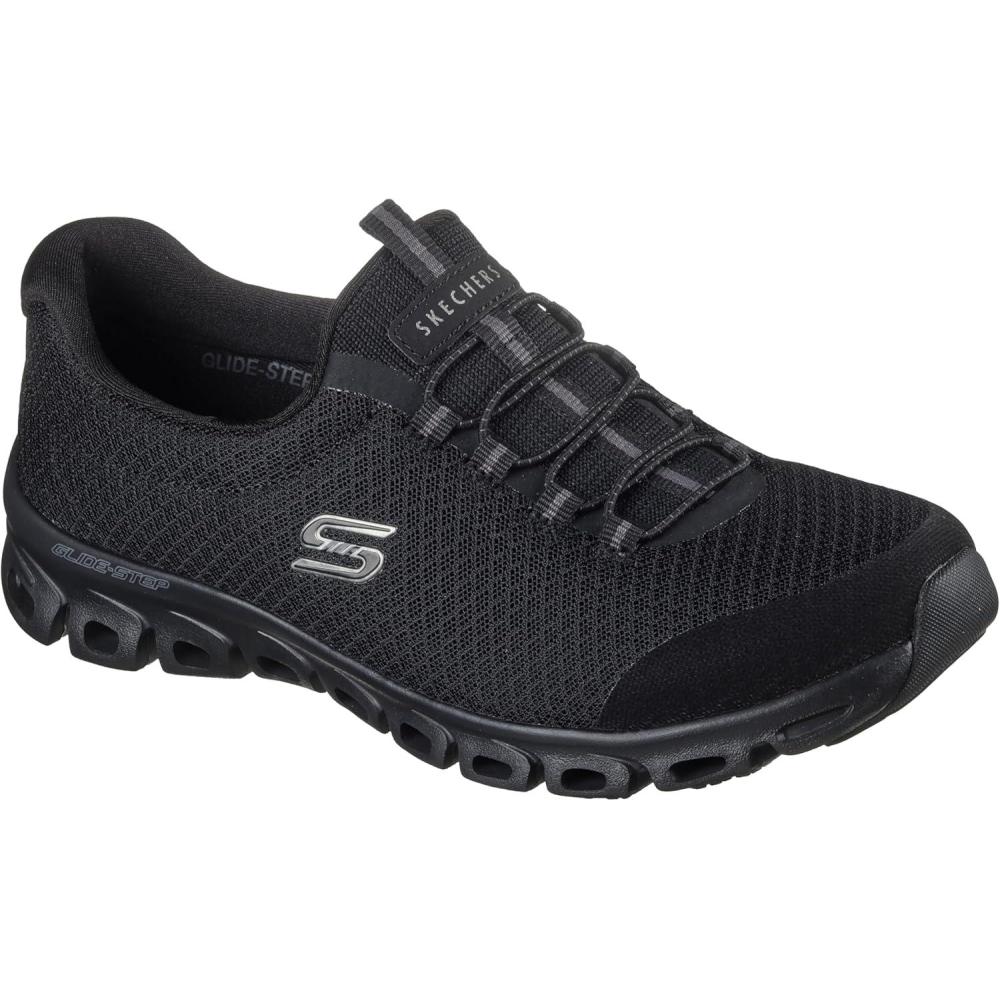 imageSkechers Womens GlideStepResilience SneakerBlackBlack