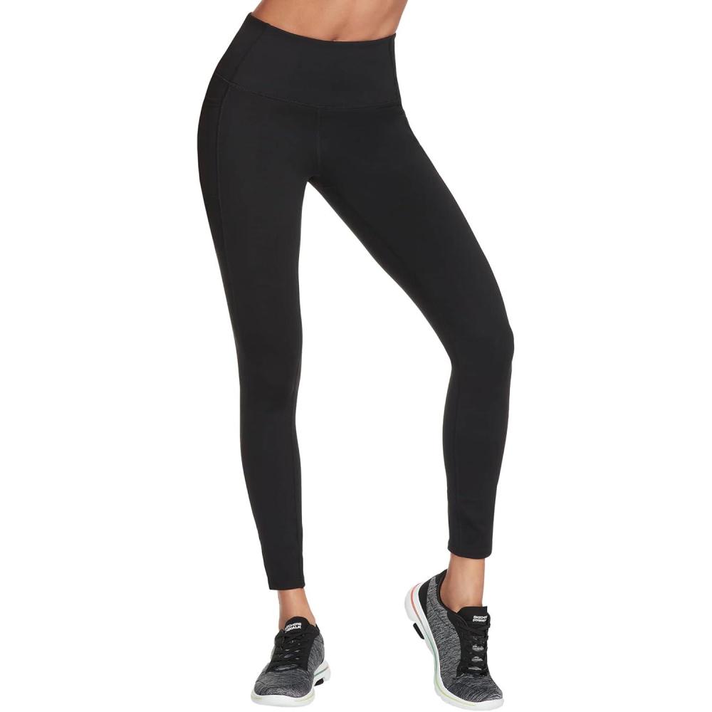 imageSkechers Womens Go Walk High Waisted LeggingBlackBlack