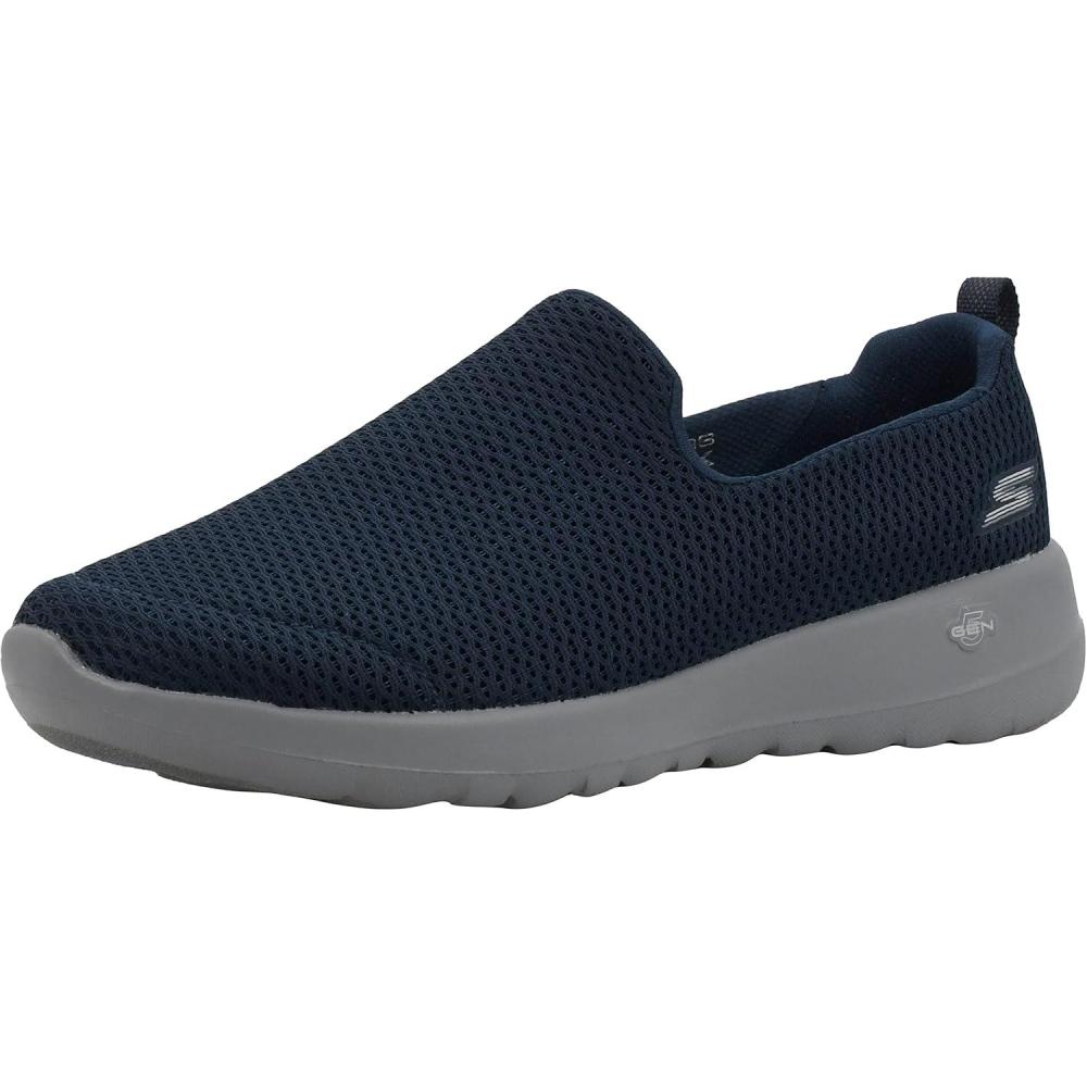 imageSkechers Womens Go Walk JoyTerrific SlipOn SneakersNavyGrey