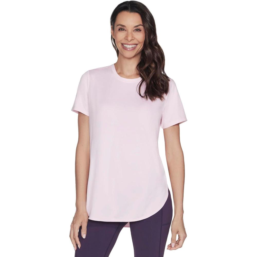 imageSkechers Womens Go Walk Moisture Wicking Go Dri Tunic TeeFairy Tale