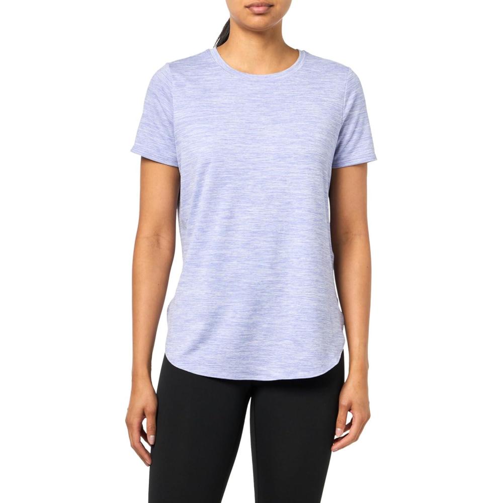 imageSkechers Womens Go Walk Moisture Wicking Go Dri Tunic TeeSweet Lavenderbright White