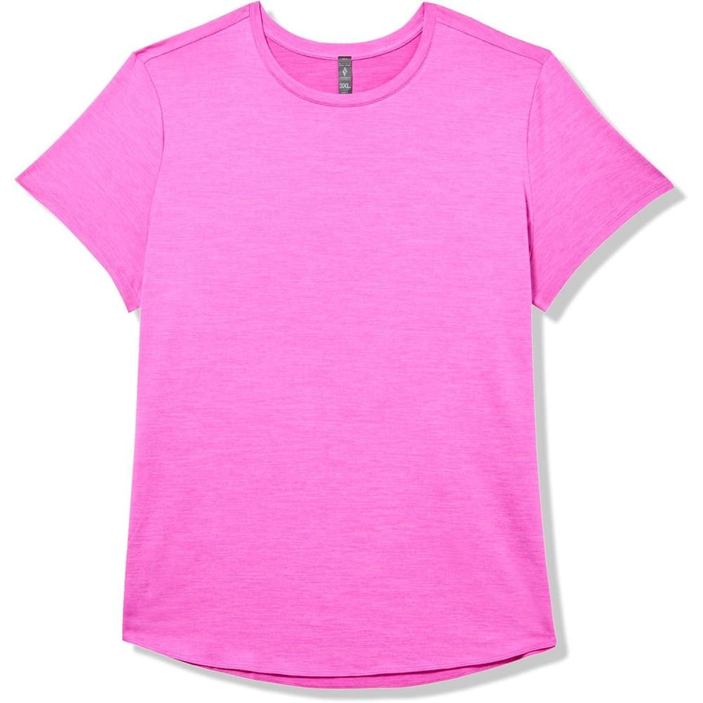 imageSkechers Womens Go Walk Moisture Wicking Go Dri Tunic TeeVibrant Magentaorchid Swift