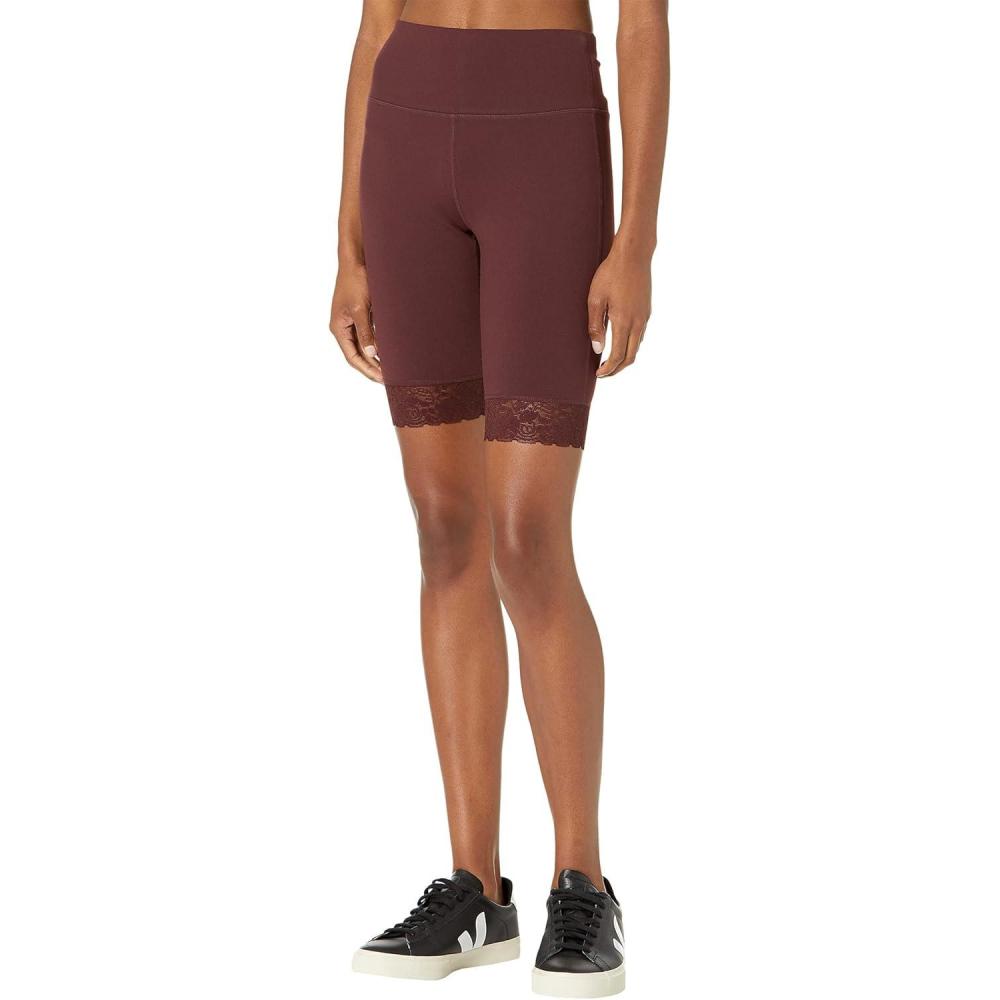 imageSkechers Womens Go Walk Slip Ins High Waisted 10quot Active Bike ShortBurgundy