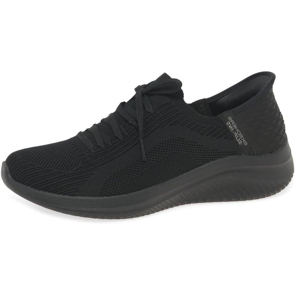 imageSkechers Womens Hands Free Slipins Ultra Flex 30Brilliant Path SneakerBlackBlack