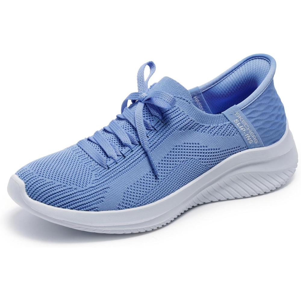 imageSkechers Womens Hands Free Slipins Ultra Flex 30Brilliant Path SneakerPeriwinkleperi