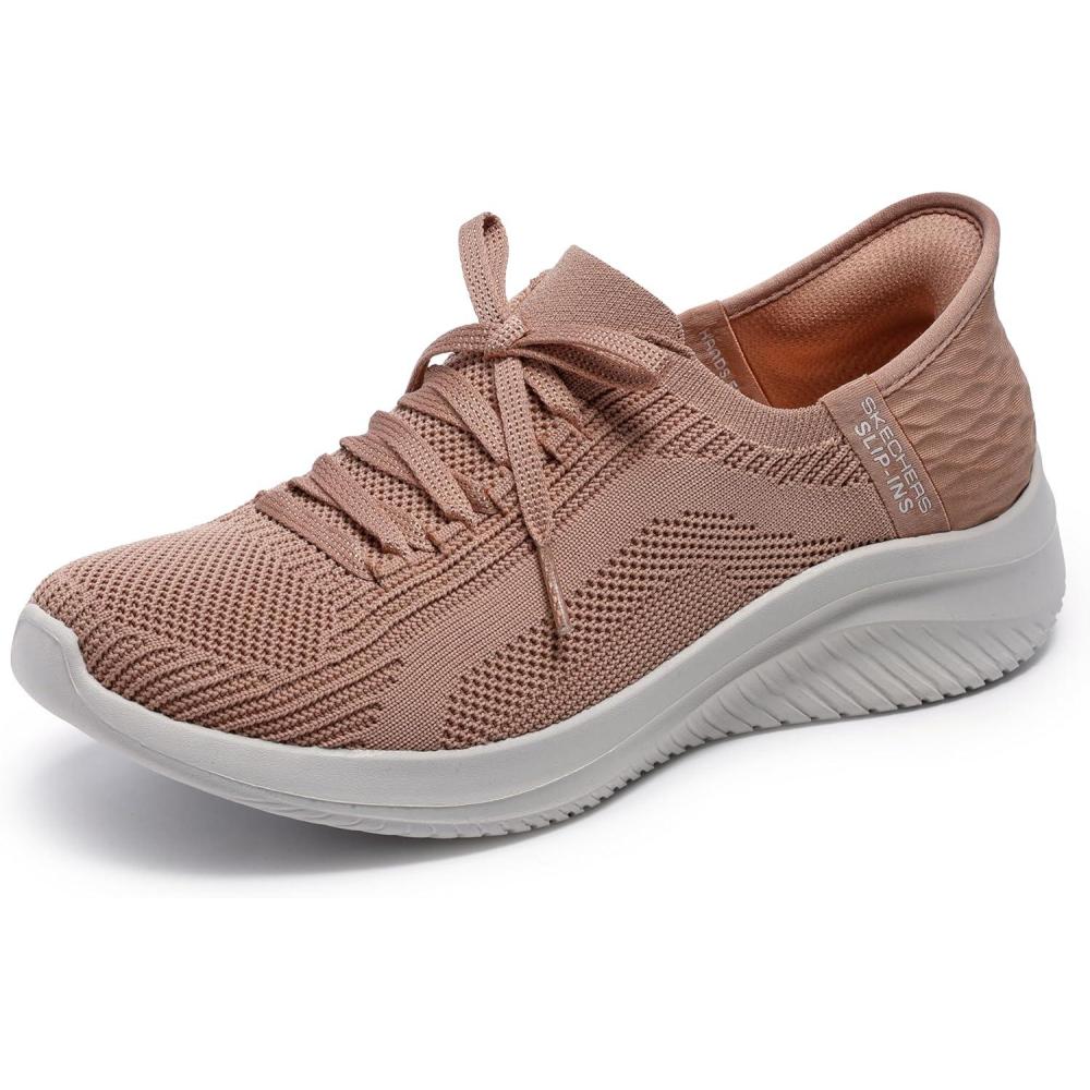 imageSkechers Womens Hands Free Slipins Ultra Flex 30Brilliant Path SneakerTan