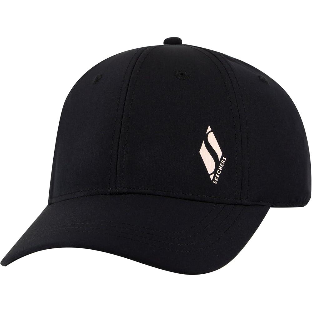 imageSkechers Womens SkechShine Rose Gold Diamond HatBold Black