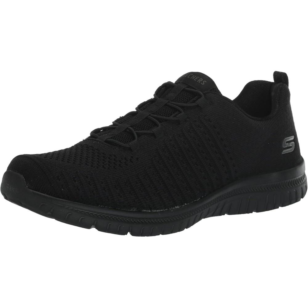 imageSkechers Womens Sport Virtue Fashion SneakersBlackBlackbbk