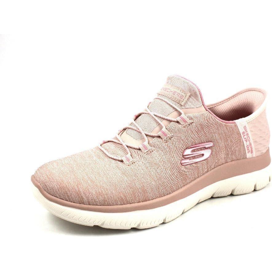 imageSkechers Womens Summits Dazzling Haze Hands Free Slip In SeakersRose