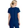 BARCO Skechers Vitality Aura Scrub Top for Women – Curved V-Neck Medical Top, 3 Pockets, 4-Way Stretch Women’s Scrub Top(Navy)