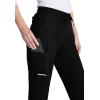 BARCO Skechers Vitality Charge Scrub Pant for Women – Mid-Rise Medical Pant, 4-Way Stretch Women’s Scrub Pant(Black)