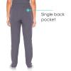 BARCO Skechers Vitality Charge Scrub Pant for Women – Mid-Rise Medical Pant, 4-Way Stretch Women’s Scrub Pant(Pewter)