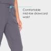 BARCO Skechers Vitality Charge Scrub Pant for Women – Mid-Rise Medical Pant, 4-Way Stretch Women’s Scrub Pant(Pewter)