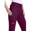 BARCO Skechers Vitality Charge Scrub Pant for Women – Mid-Rise Medical Pant, 4-Way Stretch Women’s Scrub Pant(Wine)