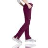 BARCO Skechers Vitality Charge Scrub Pant for Women – Mid-Rise Medical Pant, 4-Way Stretch Women’s Scrub Pant(Wine)