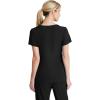 BARCO Skechers Vitality Charge Scrub Top for Women – V-Neck Medical Top, 4-Way Stretch Women’s Scrub Top(Black)