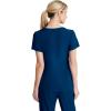 BARCO Skechers Vitality Charge Scrub Top for Women – V-Neck Medical Top, 4-Way Stretch Women’s Scrub Top(Navy)