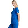 BARCO Skechers Vitality Charge Scrub Top for Women – V-Neck Medical Top, 4-Way Stretch Women’s Scrub Top(New Royal)
