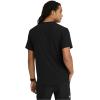 BARCO Skechers Vitality Crew Scrub Top for Men – Crossover V-Neck Medical Top, 4-Way Stretch Men’s Scrub Top(Black)