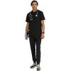 BARCO Skechers Vitality Crew Scrub Top for Men – Crossover V-Neck Medical Top, 4-Way Stretch Men’s Scrub Top(Black)