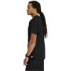 BARCO Skechers Vitality Crew Scrub Top for Men – Crossover V-Neck Medical Top, 4-Way Stretch Men’s Scrub Top(Black)