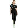 BARCO Skechers Vitality Electra Scrub Top for Women – V-Neck Medical Top, 4-Way Stretch Women’s Scrub Top(Black)