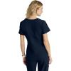 BARCO Skechers Vitality Electra Scrub Top for Women – V-Neck Medical Top, 4-Way Stretch Women’s Scrub Top(Navy)