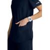 BARCO Skechers Vitality Electra Scrub Top for Women – V-Neck Medical Top, 4-Way Stretch Women’s Scrub Top(Navy)