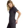 BARCO Skechers Vitality Electra Scrub Top for Women – V-Neck Medical Top, 4-Way Stretch Women’s Scrub Top(Pewter)