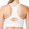Skechers 3 Pack Womens Sports Bra, Sostén Deportivo, Racerback Keyhole, Athletic Yoga Multipack(Ash/Bright White/Naval)