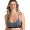 Skechers 3 Pack Womens Sports Bra, Sujetador Deportivo, Seamless Bralette, Yoga Athletic Workout(Black Beauty/Sleet/Bright White)